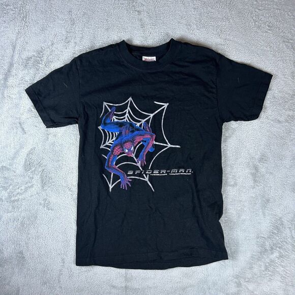 Vintage Y2K Spider-man 2002 Movie Pop Tarts Promo T-Shirt Marvel Kelloggs Small - Picture 1 of 7